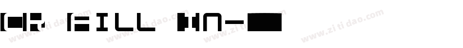 CK Fill In字体转换